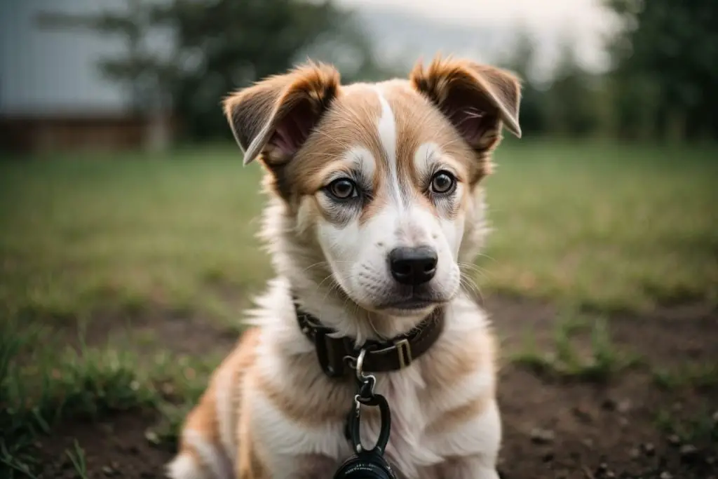 Whippet Husky Mix Puppy Outside