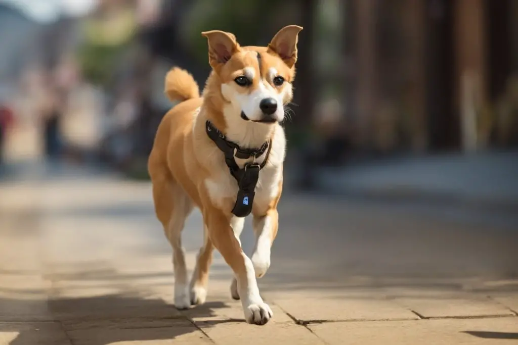 Whippet Shiba Inu Mix Walking